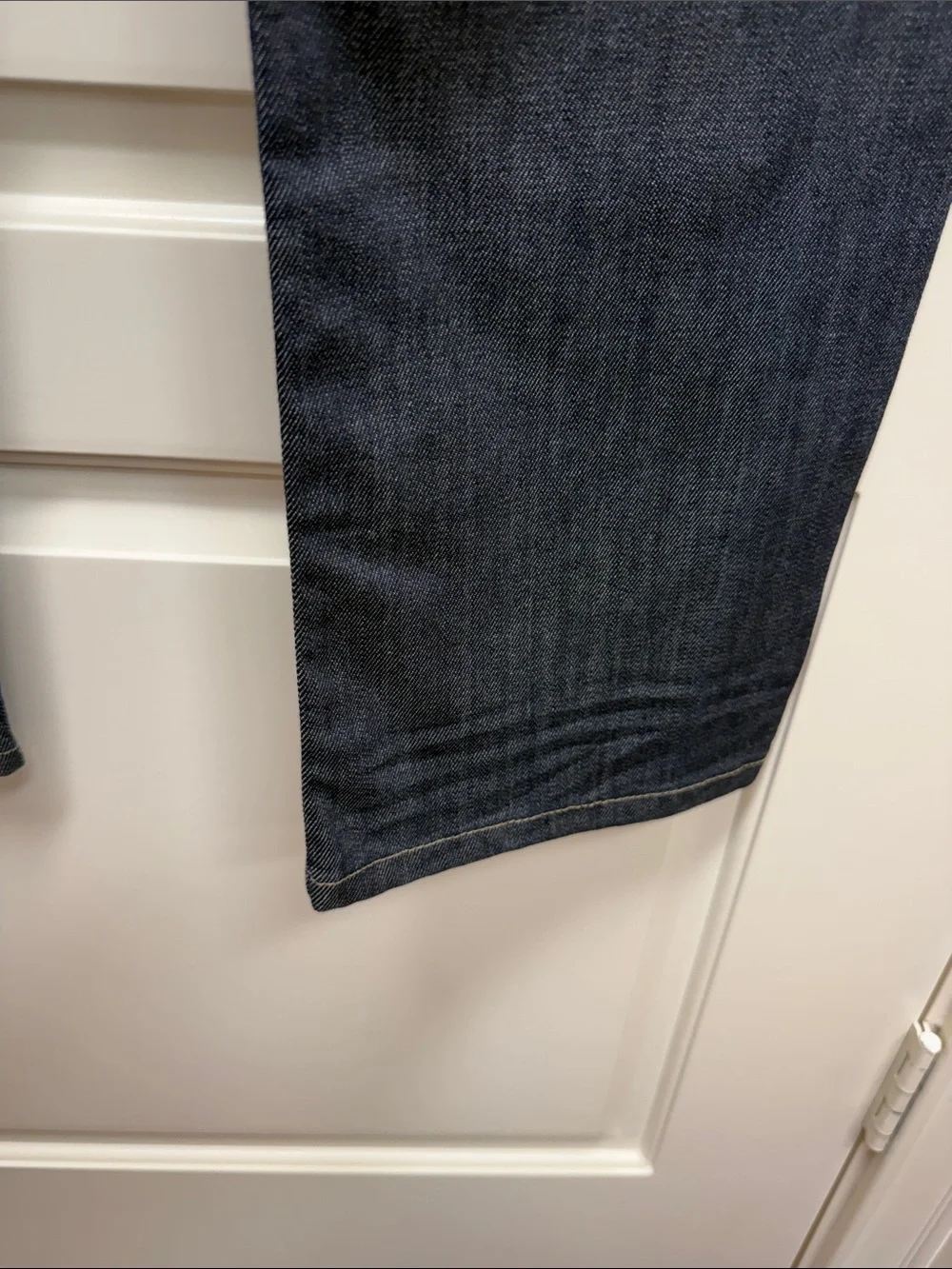 PAIGE Men's Navy Relaxed Straight Jeans
